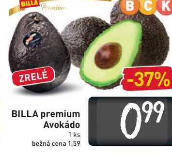BILLA premium Avokádo 1 ks