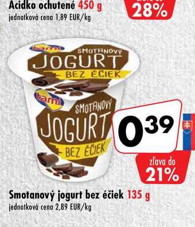 Smotanový jogurt bez éčiek 135 g