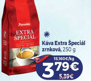 Káva Extra Špeciál zrnková, 250 g 