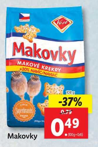 Makovky 108 g