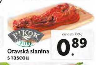 Oravská slanina s rascou 100 g