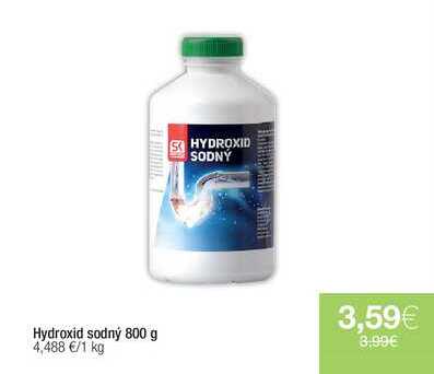 Hydroxid sodný 800 g