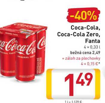 Coca-Cola 4x 0,33 l