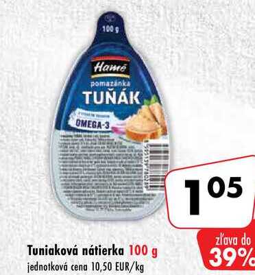 Tuniaková nátierka 100 g 