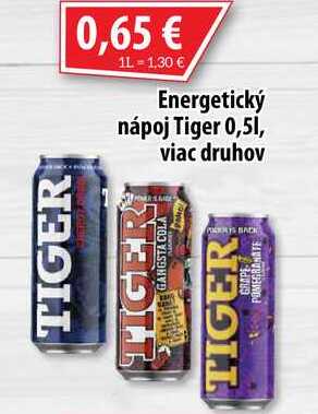 Energetický nápoj Tiger 0,5l