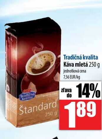 Káva mletá 250 g 