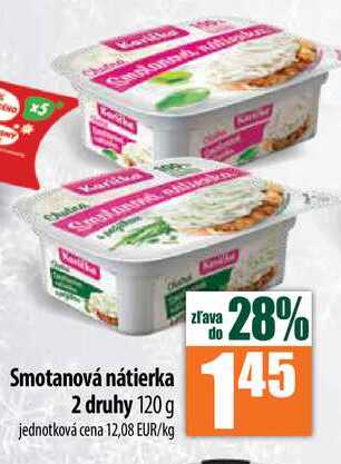 Smotanová nátierka 120 g