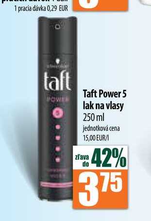 Taft Power 5 lak na vlasy 250 ml 