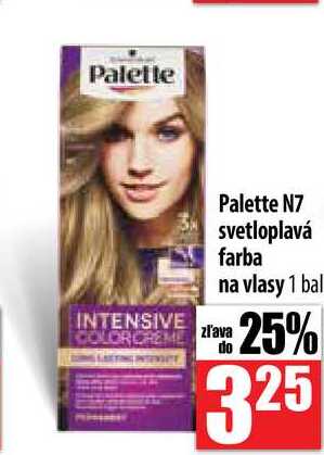 Palette Palette N7 svetloplavá farba na vlasy 