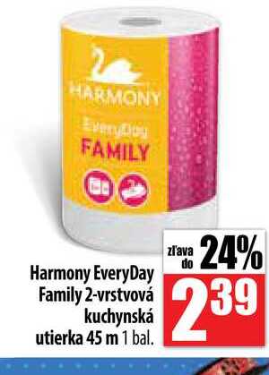 Harmony EveryDay Family 2-vrstvová kuchynská utierka 