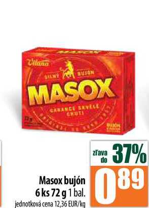 Masox bujón 6 ks 72 g 