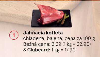 Jahňacia kotleta, 100 g
