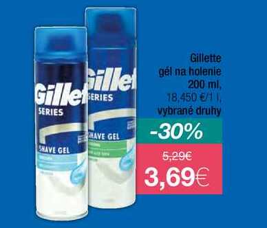Gillette gél na holenie 200 ml