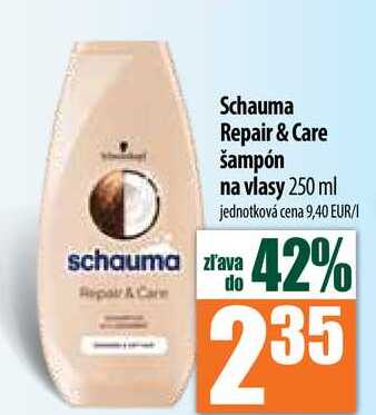 Schauma Repair & Care šampón na vlasy 250 ml 