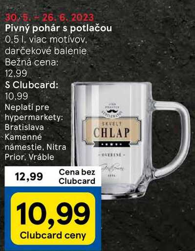 Pivný pohár s potlačou 0,5 l