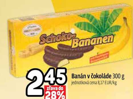 Banán v čokoláde 300 g