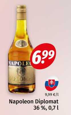 Napoleon Diplomat 36 %, 0,7 l