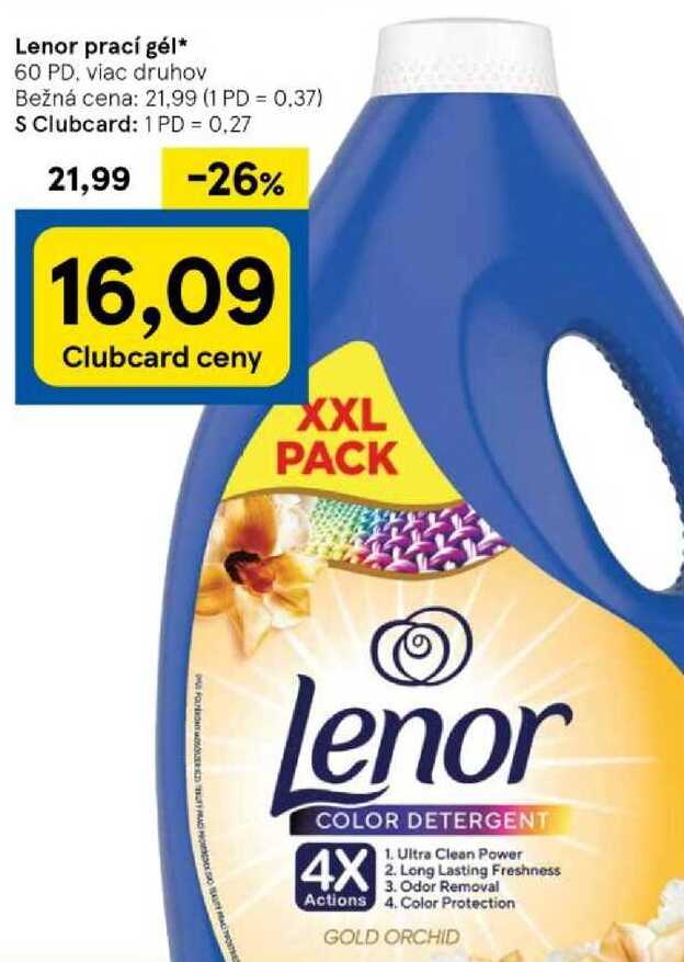 Lenor prací gél*, 60 PD
