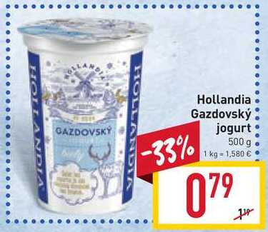 Hollandia Gazdovský jogurt 500 g  v akcii