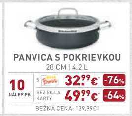 KitchenAid PANVICA S POKRIEVKOU 28 CM 4,2 L 1 ks