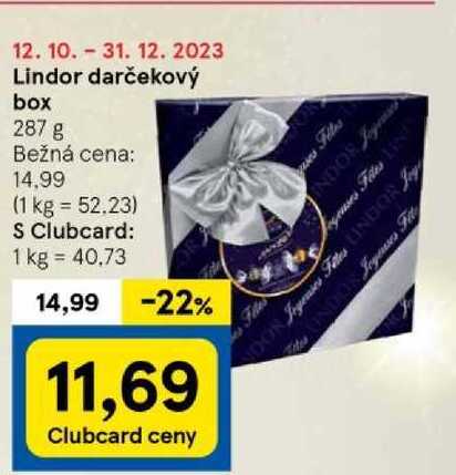 Lindor darčekový box, 287 g