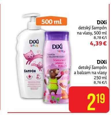 Dixi detský šampón na vlasy 500 ml