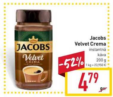 Jacobs Velvet Crema instantná káva 200 g 