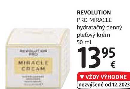 REVOLUTION PRO MIRACLE hydratačný denný pleťový krém, 50 ml 