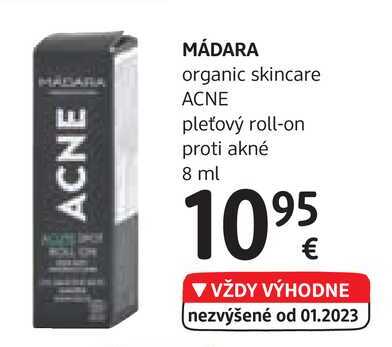 MÁDARA organic skincare ACNE pleťový roll-on proti akné, 8 ml 