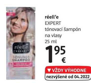 réell'e EXPERT tónovací šampón na vlasy, 25 ml