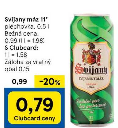 Svijany máz 11°, 0,5 l