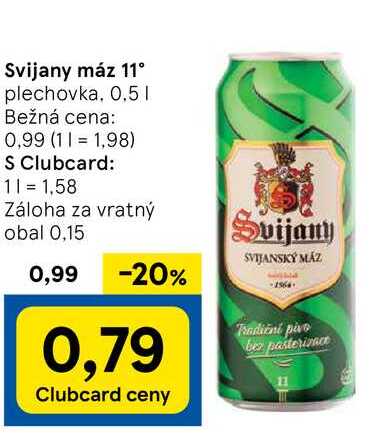 Svijany máz 11°, 0,5 l