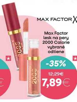 Max Factor lesk na pery 2000 Calorie 