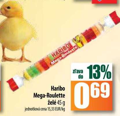 Haribo Mega-Roulette želé 45 g  