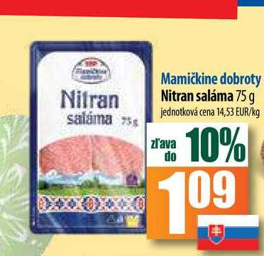 Nitran saláma 75 g 