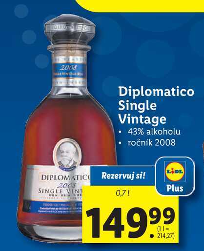 Diplomatico Single Vintage 0,7 l 