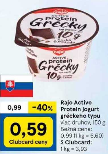 Rajo Active Protein jogurt, 150 g