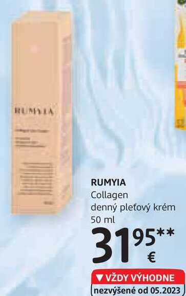 RUMYIA Collagen denný pleťový krém, 50 ml 