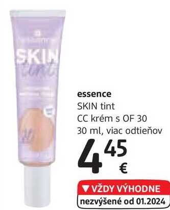 essence SKIN tint CC krém s OF 30, 30 ml