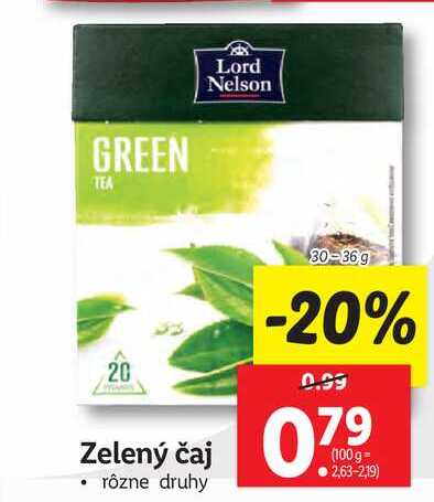 Zelený čaj  30-36 g 
