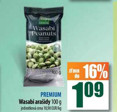 Wasabi arašidy 100 g 