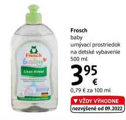 Frosch baby umývací prostriedok, 500 ml