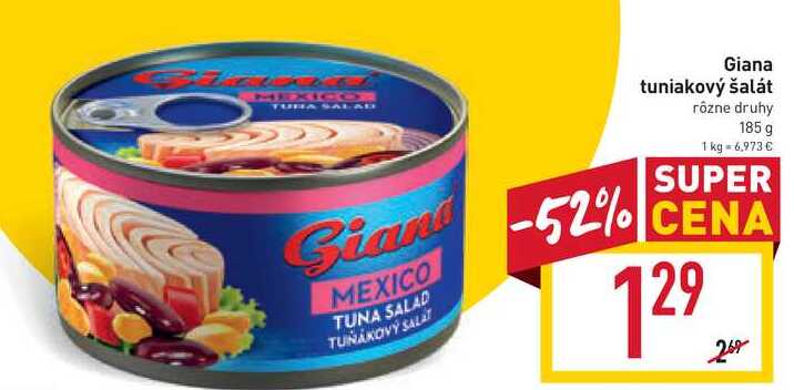 Giana tuniakový šalát 185 g 