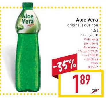 Aloe Vera original s dužinou 1,5  l