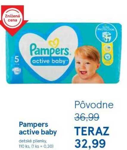 Pampers active baby, 110 ks
