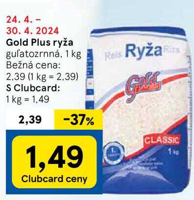 Gold Plus ryža, 1 kg