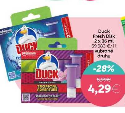 Duck Fresh Discs 2x36 ml