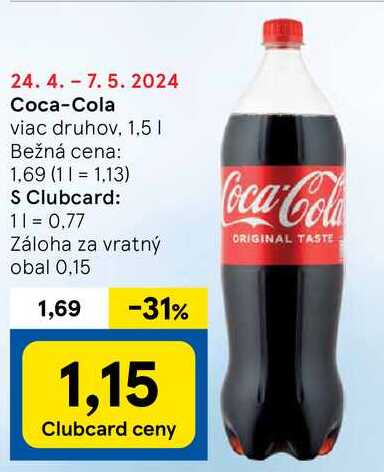 Coca-Cola, 1,5 l