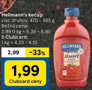 Hellmann's kečup, 470 - 485 g