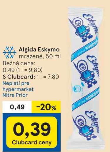 Algida Eskymo, 50 ml 